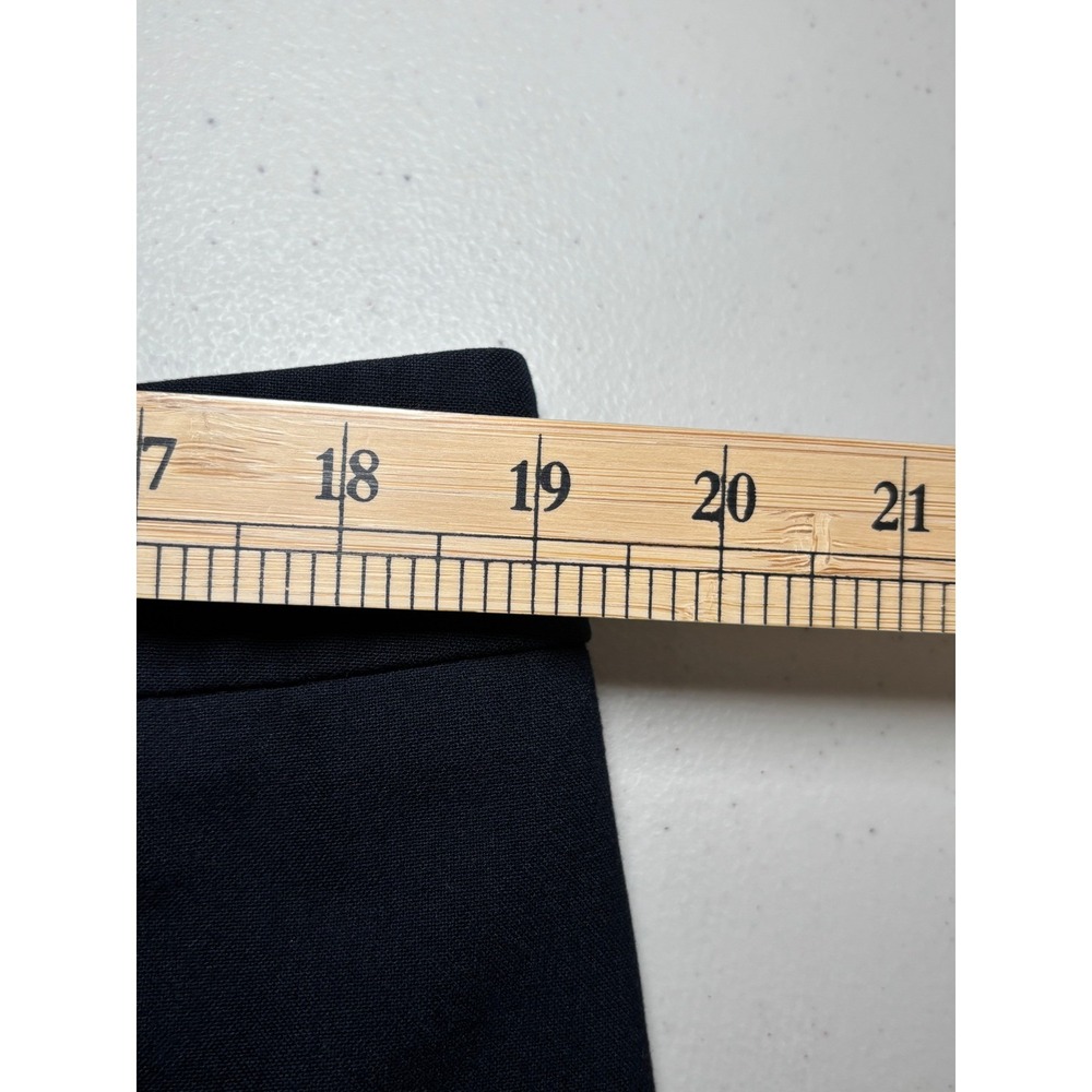 Talbots Heritage Wide Leg‎ Black Pants 16 Plus Interview Office Professional - Picture 7 of 10